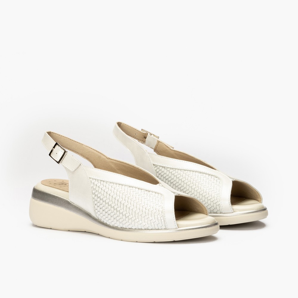 Sandalias Pitillos Mujer SANDALIA DE PITILLOS PLATA Ana